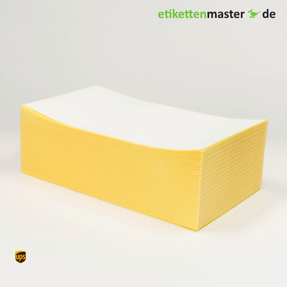 101,6 x 203,2 mm, Thermodirekt, Stapel, 1.000 Etiketten  101,6 x 203,2 mm, Thermodirekt, Stapel, 1.000 Etiketten