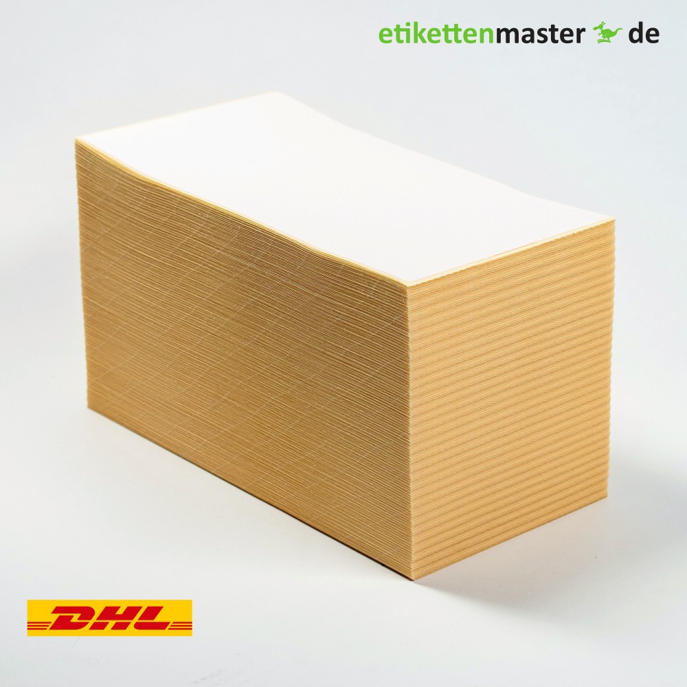103 x 199 mm, Thermodirekt, Stapel, 1.000 Etiketten 103 x 199 mm, Thermodirekt, Stapel, 1.000 Etiketten