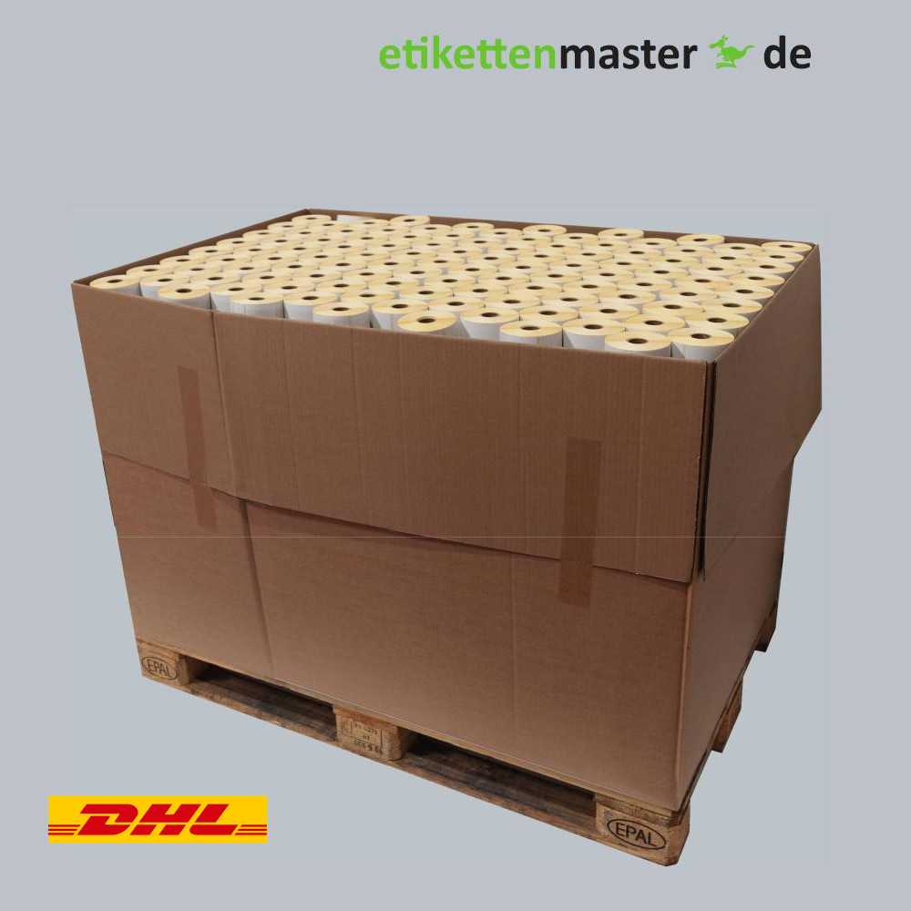 103 x 199 mm, Thermodirekt, Rolle, Kern 40,5 mm, 250 Etiketten, Palettenkarton 103 x 199 mm, Thermodirekt, Rolle, Kern 40,5 mm, 250 Etiketten, Palettenkarton