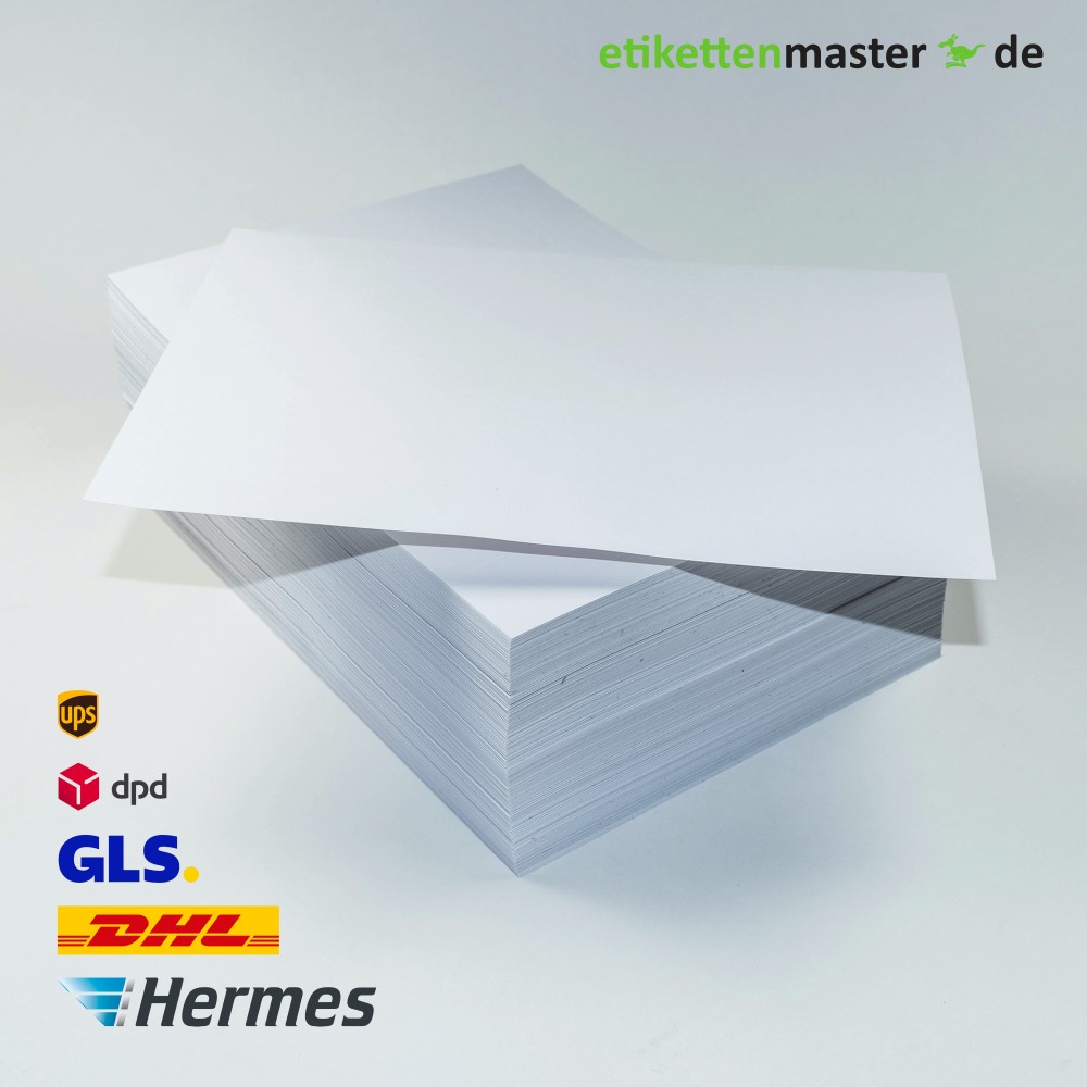210 x 148 mm, DIN A5, Laser, Einzelblatt, geslittet, 1.000 Etiketten 210 x 148 mm, DIN A5, Laser, Einzelblatt, geslittet, 1.000 Etiketten
