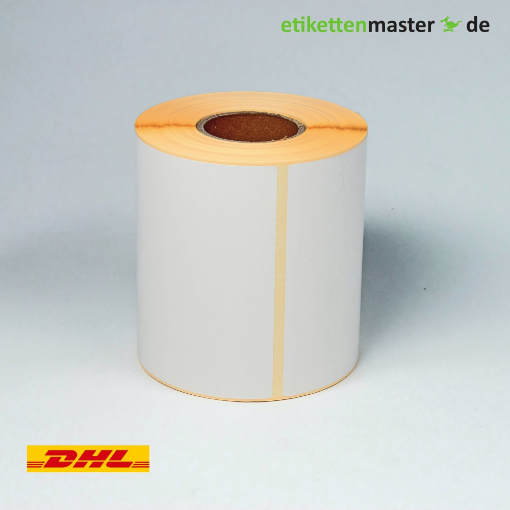 DHL Thermo Etiketten 250 Stück Rolle 10 Rollen - 25mm Kern 103 x 199mm 