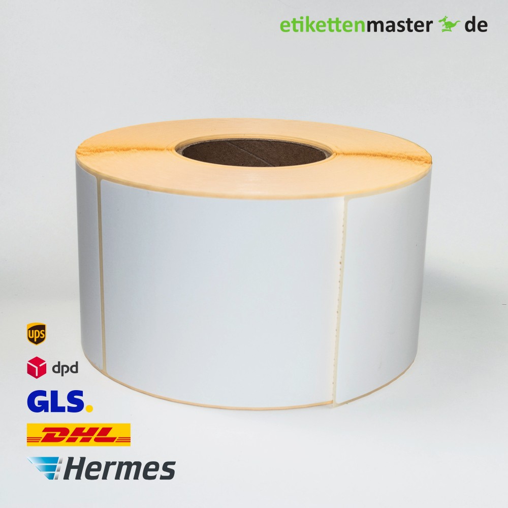 101,6 x 152,4 mm, Thermodirekt, Rolle, Kern 76 mm, 1.250 Etiketten 101,6 x 152,4 mm, Thermodirekt, Rolle, Kern 76 mm, 1.250 Etiketten